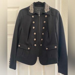 INC international concept black short jkt L